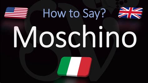 moschino name pronunciation.